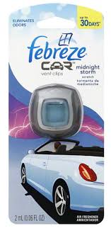 AMBIENTADOR FEBREZE AUTO MIDNIGHT STORM 1 CLIPS 2ML