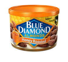 BLUE DIAMOND ALMONDS HONEY ROASTED 170 GR