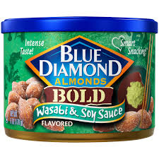 BLUE DIAMOND BOLD WASABY & SOY SOUCE 170 GR