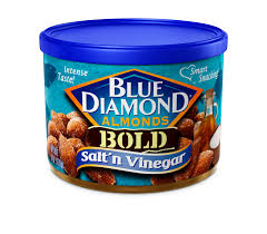 BLUE DIAMOND ALMONDS BOLD SALT VINEGAR 170 GR