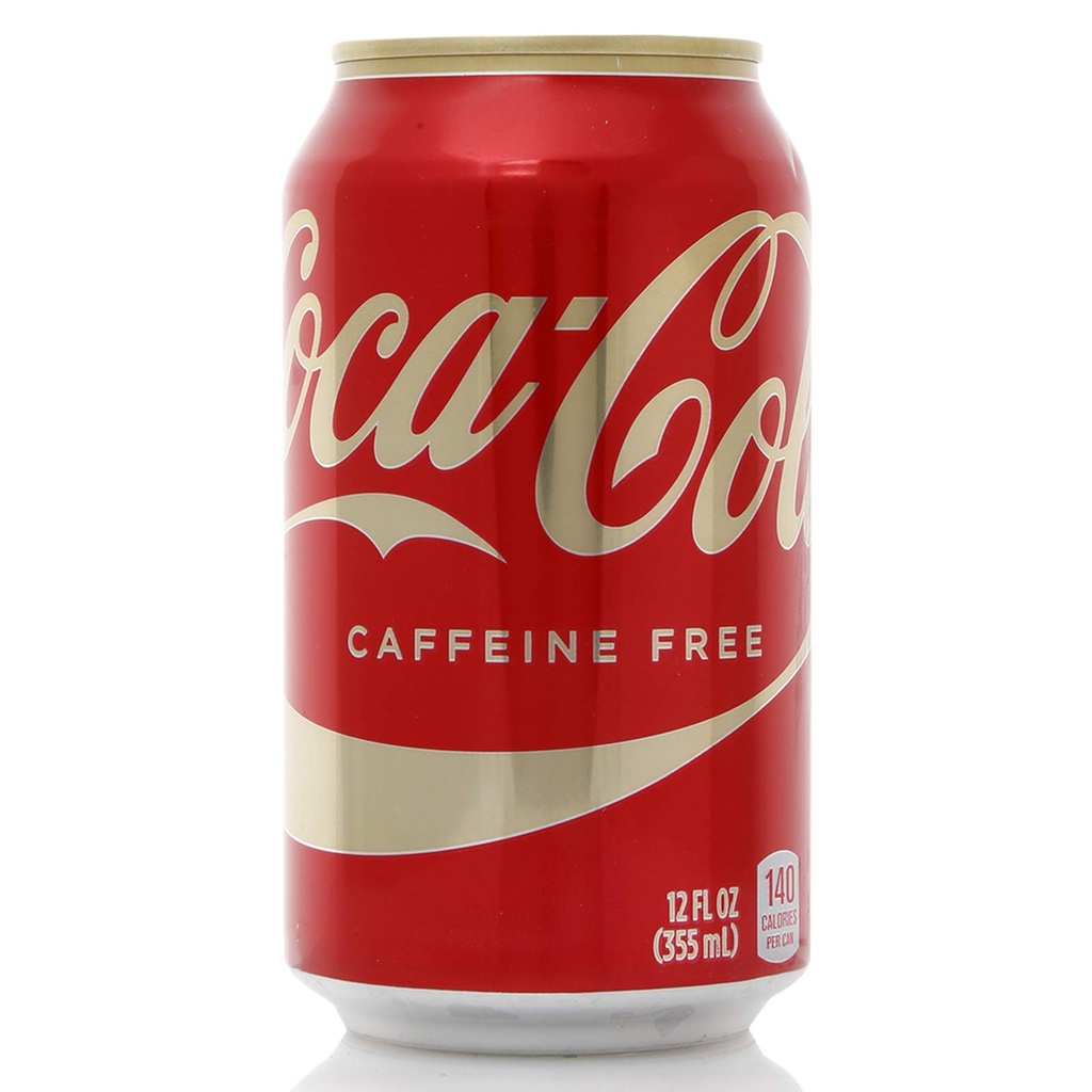 COCA COLA ZERO SUGAR CAFFEINE FREE LATA 355 ML