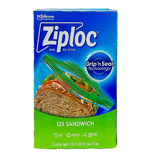 BOLSAS ZIPLOC SANDWICH 125 SEAL