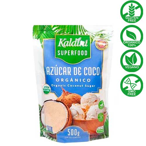 AZUCAR DE COCO ORGANICO KALDINI 500 GR