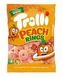 GOMITAS TROLLI PEACH RINGS 100 GR