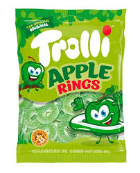 GOMITAS TROLLI APPLE RINGS 100 GR