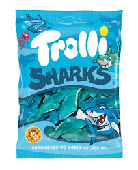 GOMITAS TROLLI SHARKS 100 GR