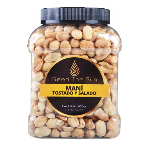 MANI SEED THE SUN TOSTADO Y SALADO 450 GR