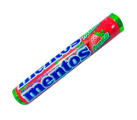 CARAMELOS MENTOS MASTICABLE FRESA 29.5 GR