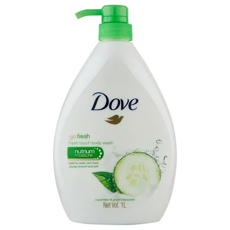 BODY WASH DOVE CUCUMBER 1 LT