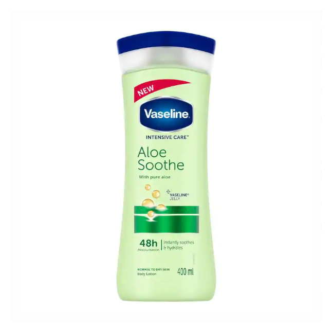 CREMA CORPORAL VASELINE ALOE SOOTHE 48 H 400 ML