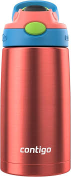 TERMO CONTIGO KIDS CLEANABLE CORAL BLUE POPPY 13 OZ