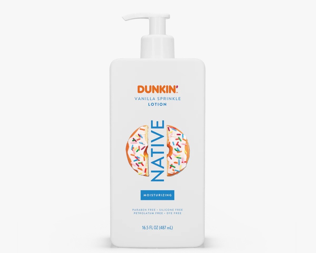 NATIVE DUNKIN VANILLA SPRINKLE LOTION 487ML