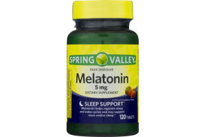 MELATONIN ULTRA STRENGTH 5MG X 120TAB SPRING VALLEY