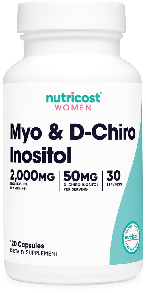 MYO & D-CHIRO INOSITOL 30COMP NUTRICOST