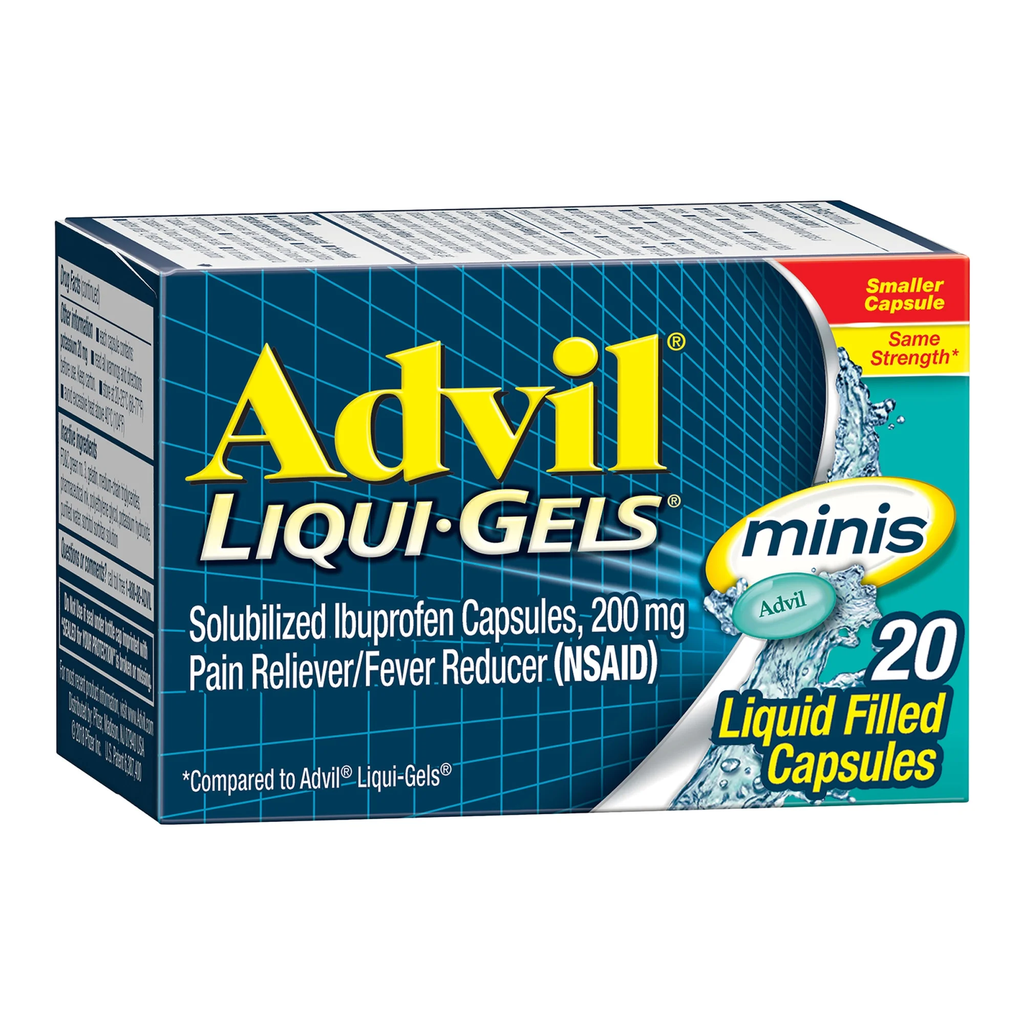 ADVIL LIQUI GELS MINI 200mg x 20 CÁPSULAS