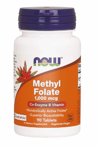 METHYL FOLATE CO-ENZYMEE B VITAMIN 1.000 MCG 90 TABLETAS