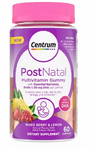 CENTRUM WOMEN MULTIGUMMIES POSTNATAL 60 GUMMIES