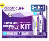 CICATRICURE SKIN RECOVERY CARE KIT WOUND&SCAR