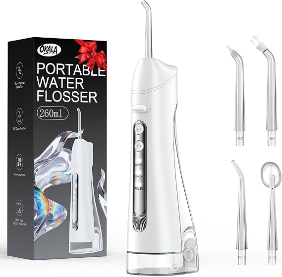 HILO DE AGUA CON TANQUE DE AGUA 260 ML WATER FLOSSER