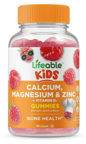 CALCIUM, MAGNESIUM & ZINC + VITAMINA D3 LIFEABLE 90 GUMMIES