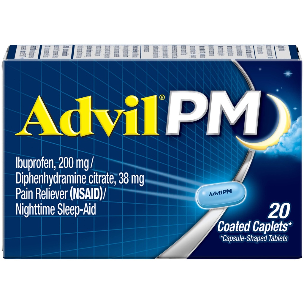ADVIL PM 200mg x 20 CÁPSULAS