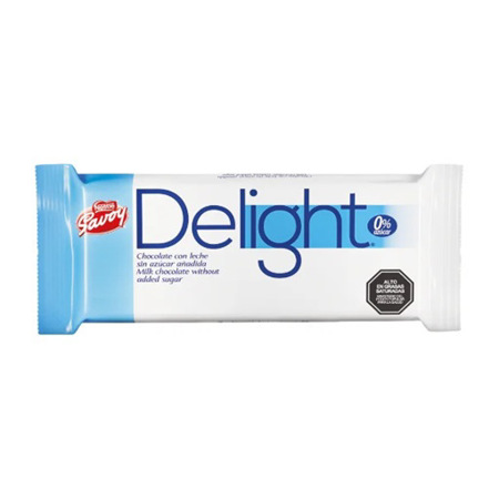 CHOCOLATE NESTLE DELIGHT 0% AZUCAR 27 GR