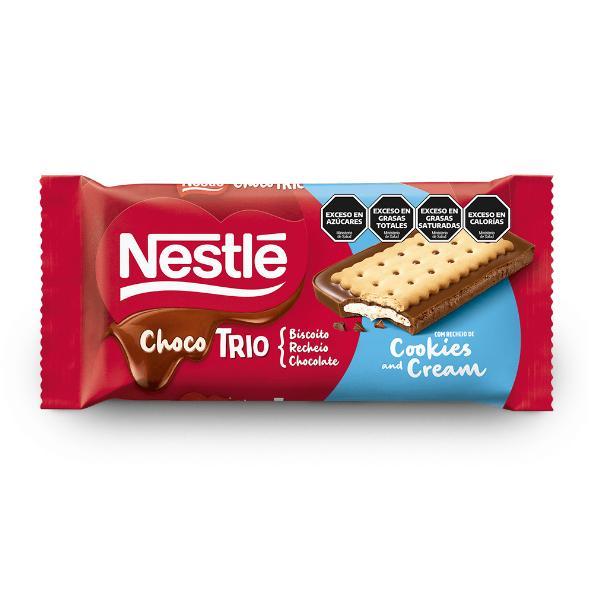 GALLETA CHOCOTRIO NESTLE COOKIES AND CREAM 90 GR