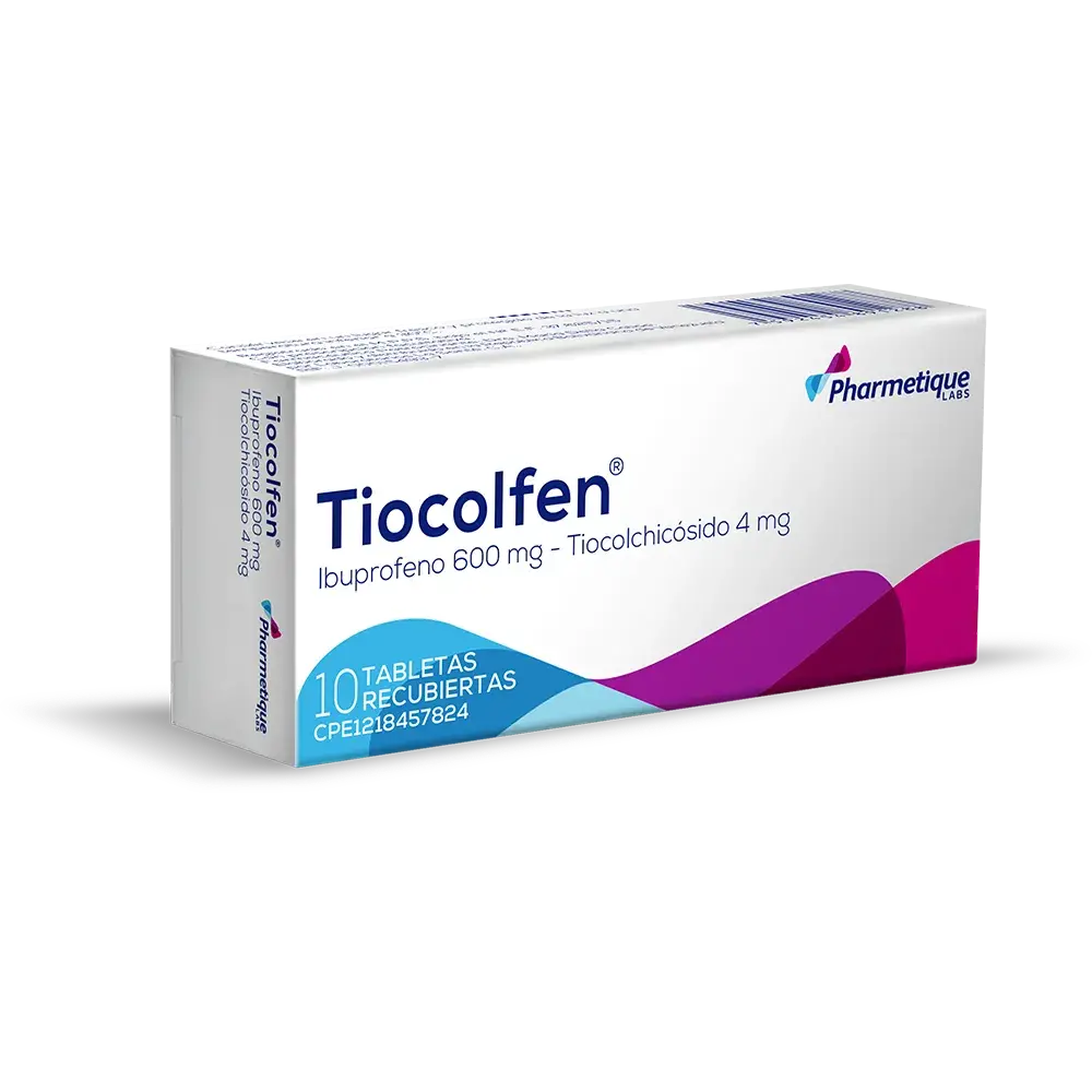 TIOCOLFEN 600MG-4MG 10TAB PHARMETIQUE