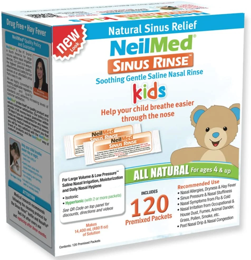 NEILMED SINUS RINSE KIDS 120 SOBRES PREMIXED PACK