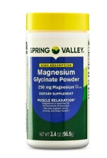 MAGNESIUM GLYCINATE POWDER SPRING VALLEY 250 MG 96.9 GR
