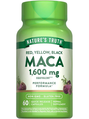 MACA 1600 MG NATURES TRUTH 60 CAP