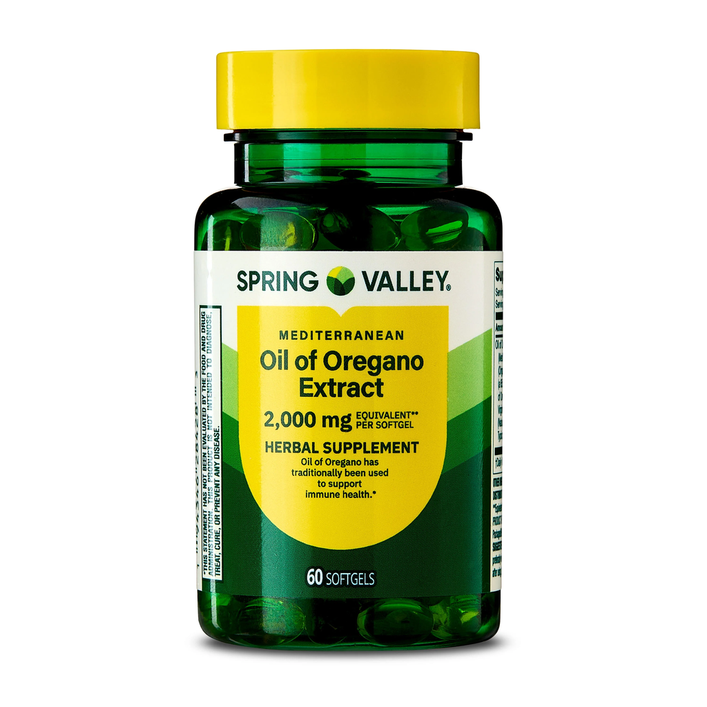 OIL OF OREGANO 2000 MG SPRING VALLEY 60 SOFTGELS