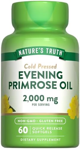 EVENING PRIMROSE OIL2000MG X 60 CAPS NATURES TRUTH