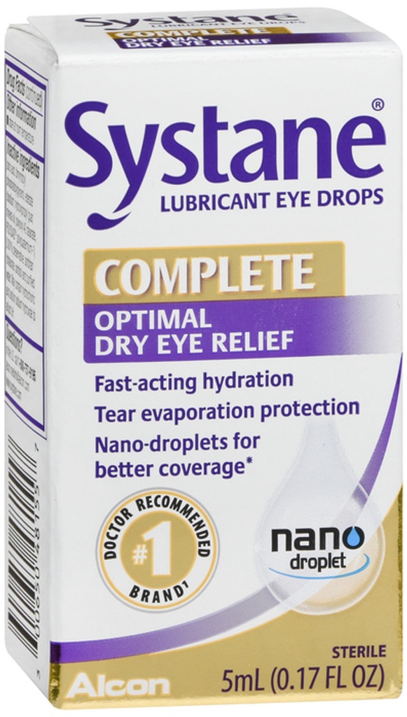 SYSTANE COMPLETE OPTIMAL DRY EYE RELIEF 5 ML