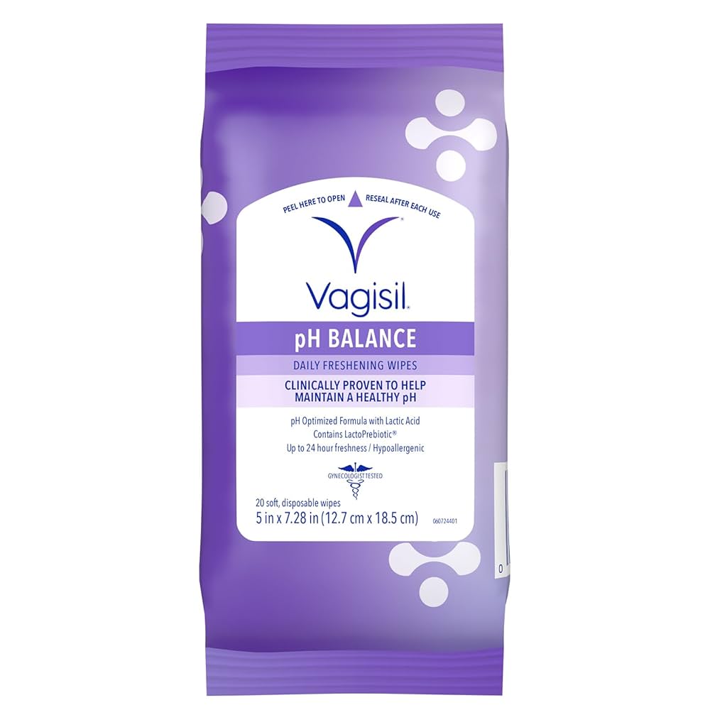 VAGISIL PH BALANCE 20 WIPES