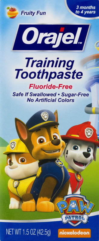 ORAJEL KIDS TRAINING TOOTHPASTE FLUORIDE-FREE 42.5 GR