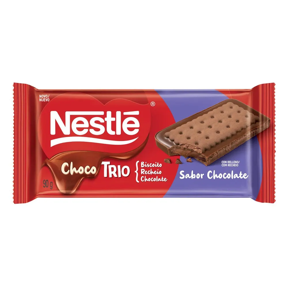 GALLETA CHOCOTRIO NESTLE CHOCOLATE 90 GR