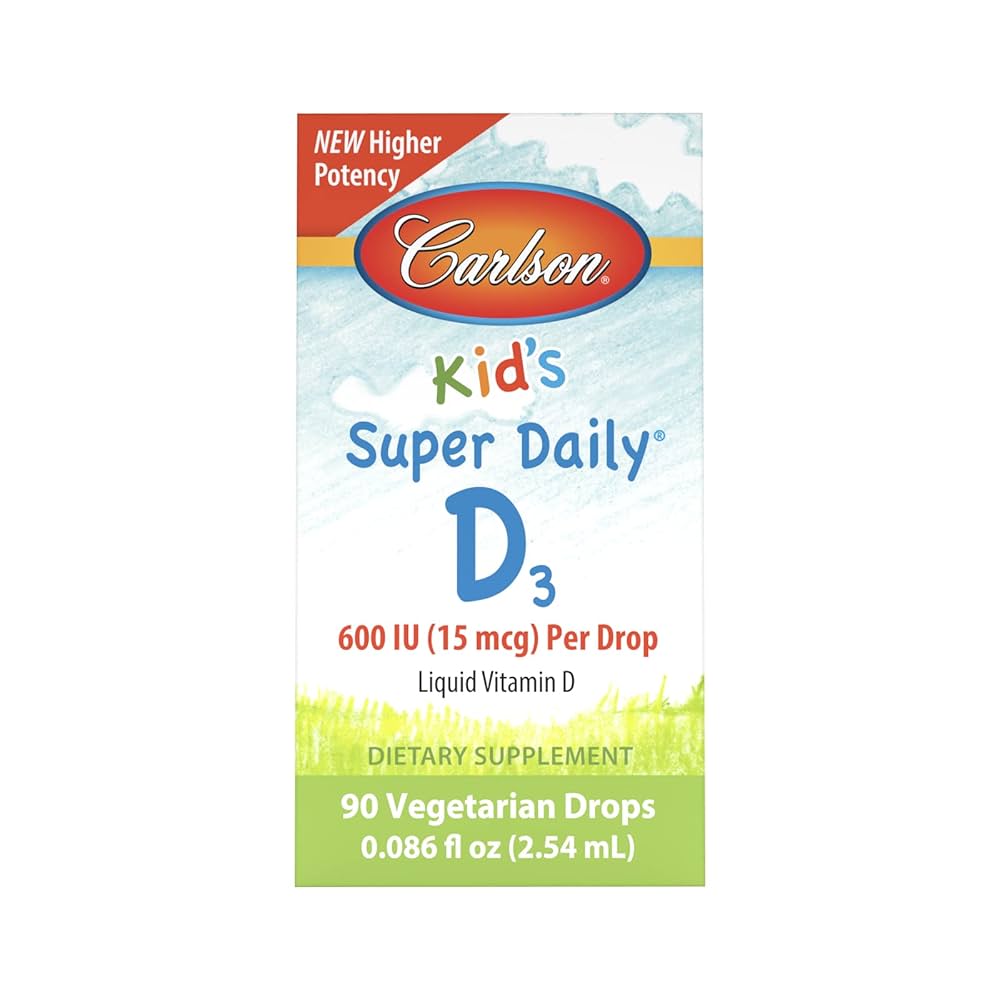 D3 SUPER DAILY KIDS CARLSON 15 MCG 2.54 ML