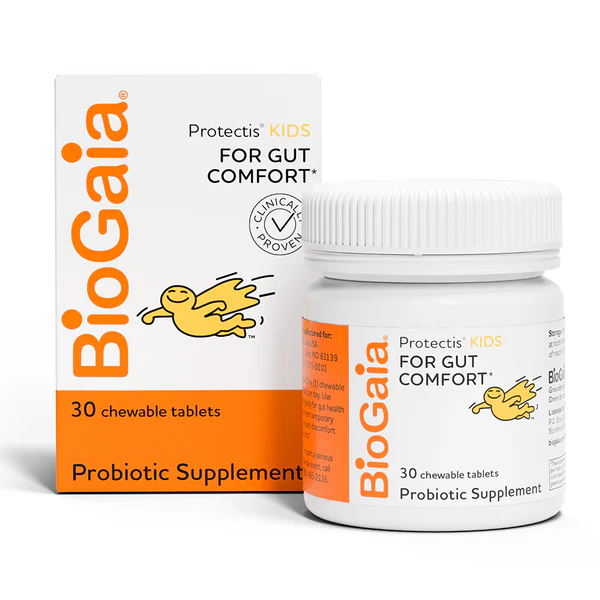 BIOGAIA PROTECTIS KID FOR GUT COMFORT 30 CHEWABLE TABLETS