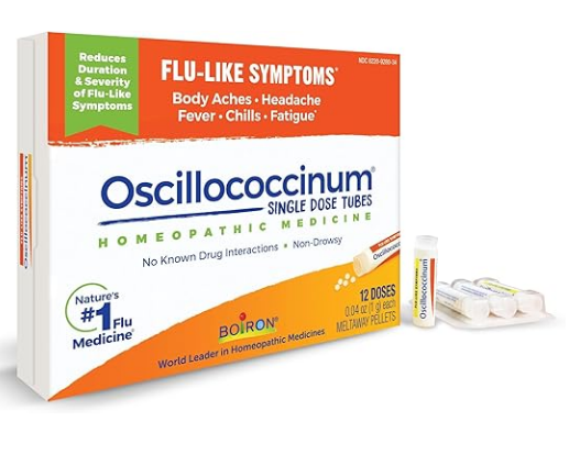 OSCILLOCOCCINUM HOMEOPATHIC BOIRON 12 DOSIS