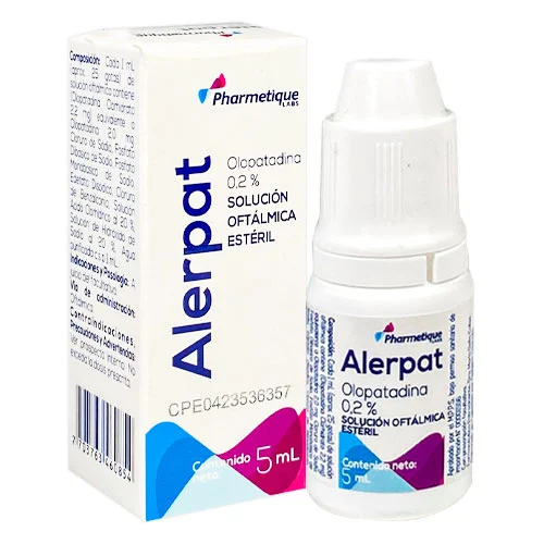 ALERPAT 0.2% SOLUCIÓN OFTÁLMICA ESTÉRIL 5ML PHARMETIQUE