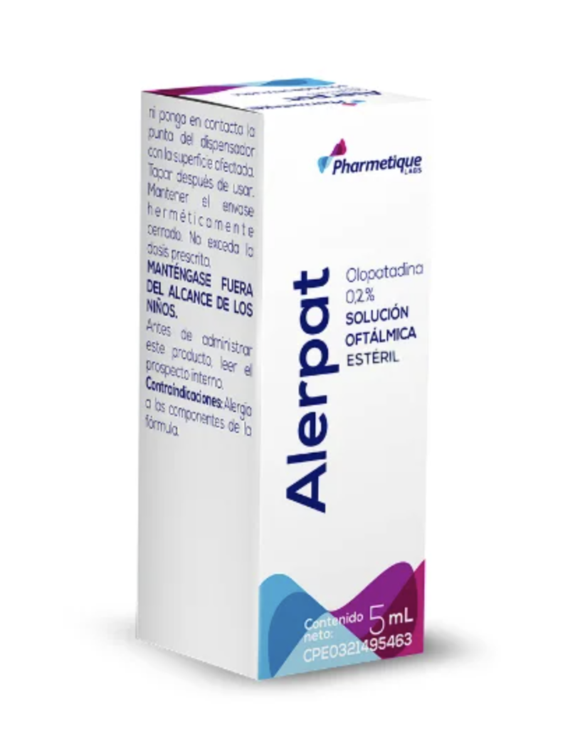 ALERPAT 0.2% SOLUCIÓN OFTÁLMICA ESTÉRIL 5ML PHARMETIQUE
