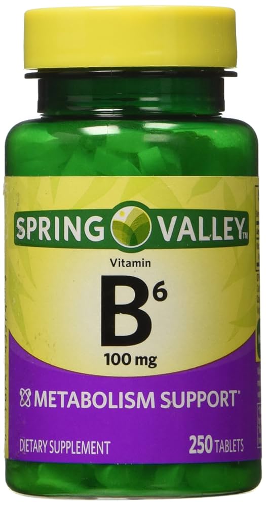 VITAMINA B6 100 MG SPRING VALLEY 250 CAP