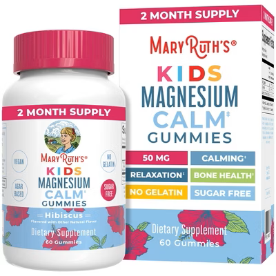MAGNESIUM FOR KIDS 60 GUMMIES MARY RUTH'S