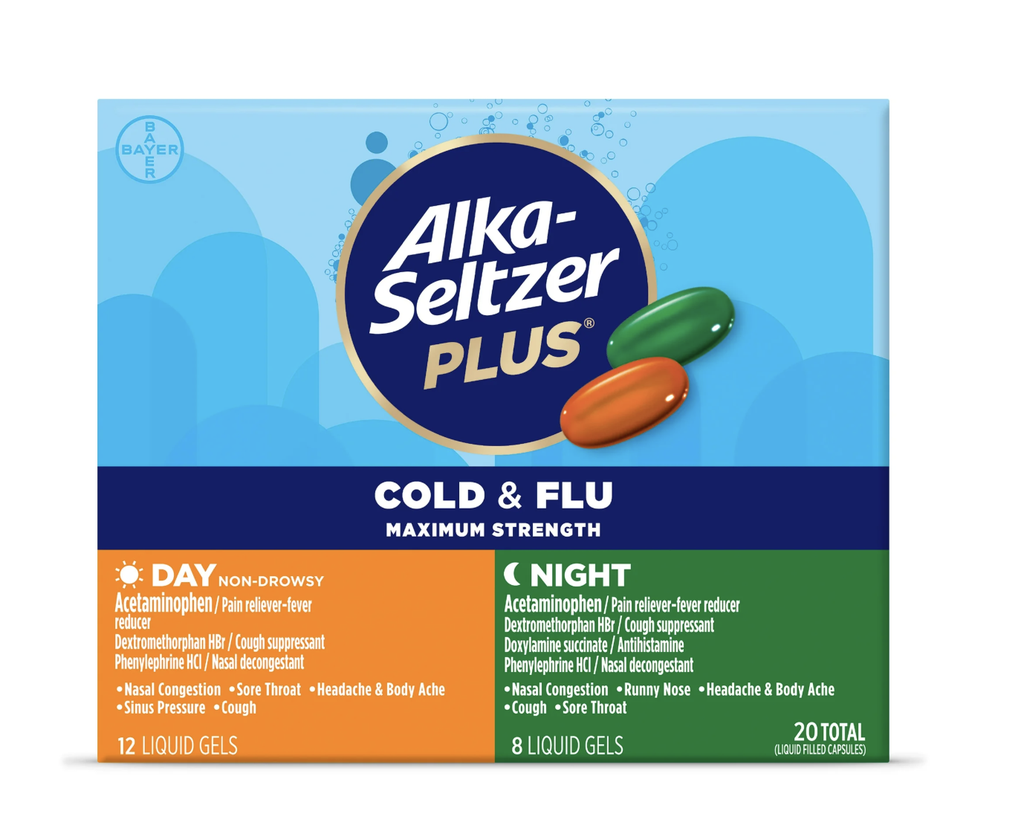 ALKA-SELTZER PLUS COLD AND FLU DAY/NIGHT 20CAPS