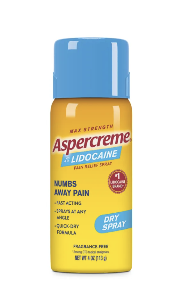 ASPERCREME 4% LIDOCAINE DRY SPRAY 113G