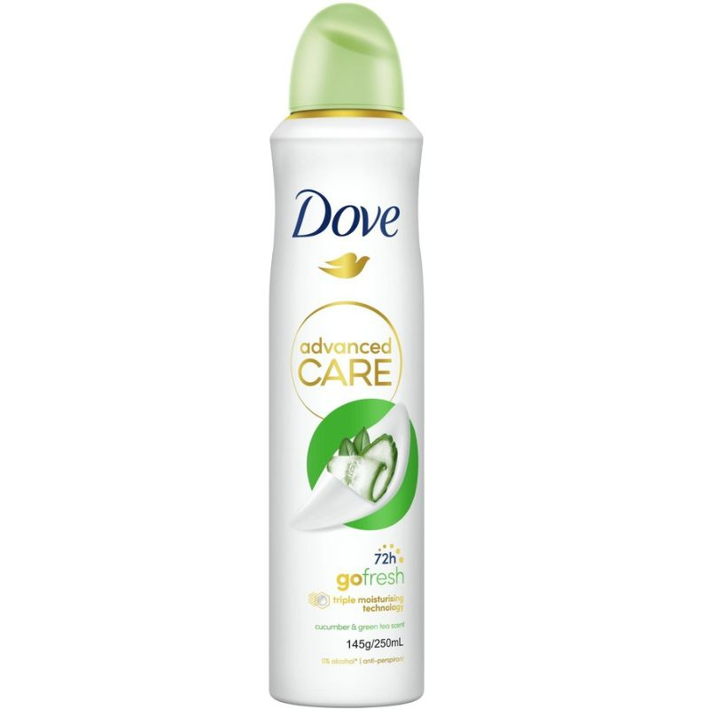 DESODORANTE DOVE ADVANCE CARECUCUMBER 250 ML