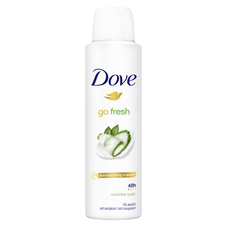 DESODORANTE DOVE EN SPRAY CUCUMBER SCENT 150 ML