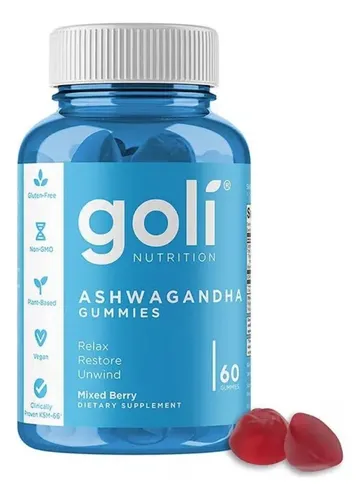 GOLI NUTRITION ASHWAGANDHA + 60 GUMMIES