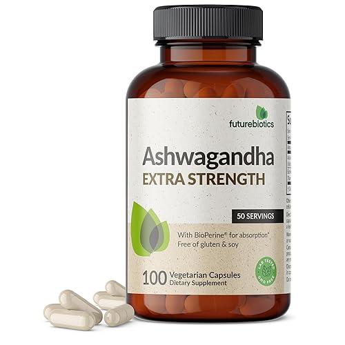 FUTUREBIOTICS ASHWAGANDHA EXTRA STRENGTH  + 100 CAPSULES